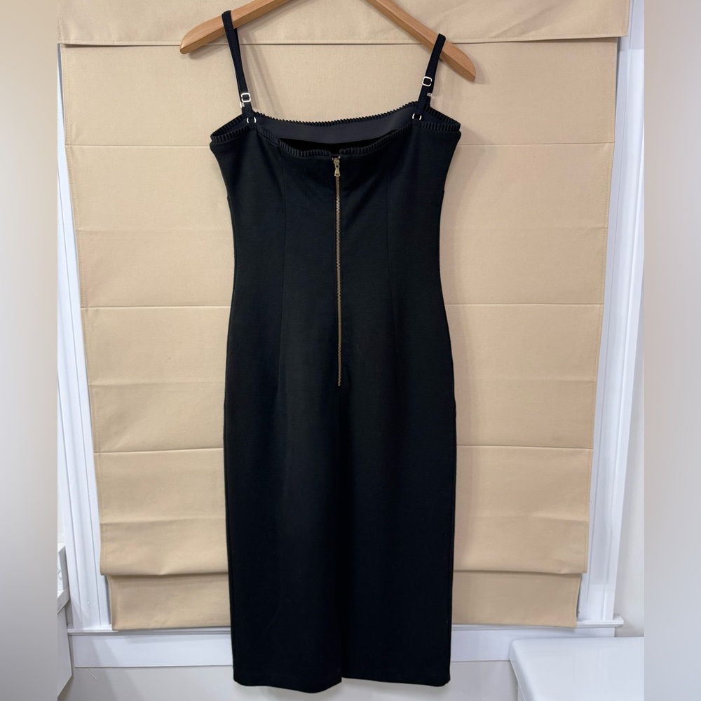 Vintage Dolce & Gabbana Black Dress with Gold Zipper - Picture 4 of 15